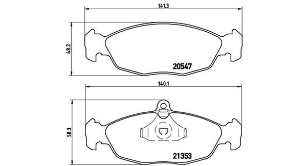 MAGNETI MARELLI Комплект тормозных колодок, дисковый тормоз 363700459011